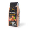 Bag of Siam brand brown rice vermicelli on a white background